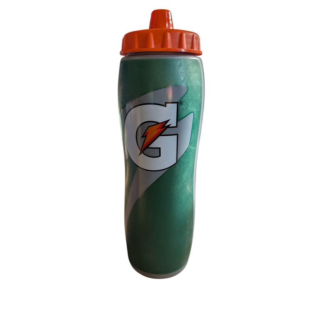 Gatorade Squeeze Water Bottle Unisex 32oz Green Excellent Sideline G-Series